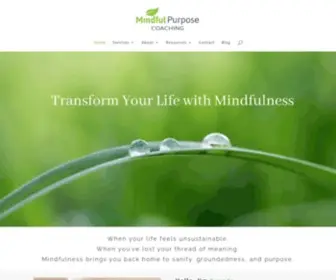 Mindfulpurpose.com(Mindfulness) Screenshot