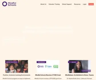 Mindfulschools.org(Mindful Schools) Screenshot