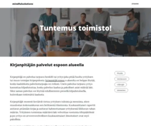 Mindfulsolutions.fi(Tuntemus toimisto) Screenshot