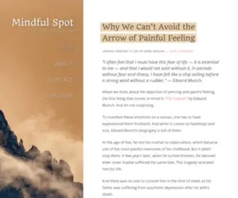 Mindfulspot.com(Mindful Spot) Screenshot