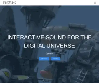 Mindfunk.tv(Interactive Sound for the Digital Universe) Screenshot