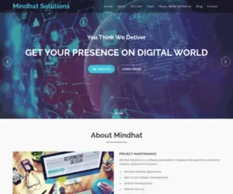 Mindhatsolutions.com(Mindhat Solutions) Screenshot