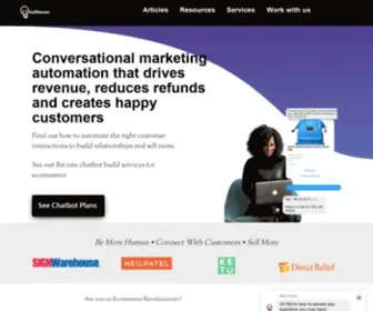 Mindheros.com(Chatbot Marketing and Paid Advertising to Grow Your E) Screenshot