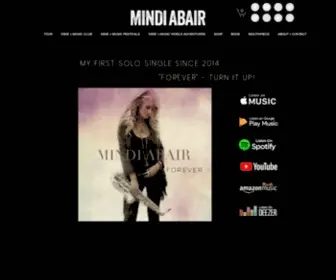 Mindiabair.com(Mindi Abair) Screenshot