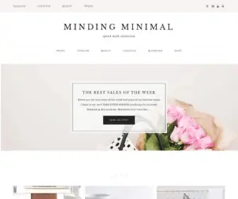 Mindingminimal.com(Minding Minimal) Screenshot