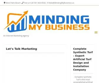 Mindingmybusiness.us(Let's Talk Marketing) Screenshot