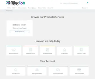 Mindiot.net(Portal Home) Screenshot