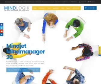 Mindlogik.com(Mindjet MindManager Australia and New Zealand sales and support) Screenshot