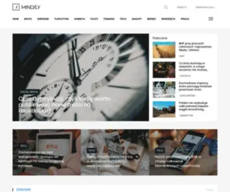Mindly.pl(Multi portal internetowy . Informacje w kategoriach) Screenshot