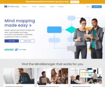 Mindmanager.com(Mind Mapping Software by MindManager) Screenshot