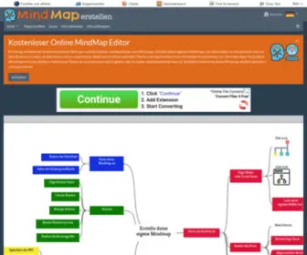 Mindmap-Erstellen.de(Online Mind Map Maker) Screenshot