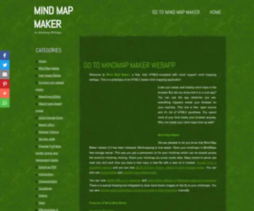 Mindmapmaker.org(Mind Map Maker) Screenshot