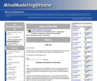 Mindmodeling.org(MindModeling@Home (Beta)) Screenshot