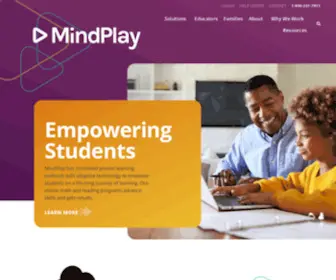 Mindplay.com(Online Reading and Math Programs for Schools) Screenshot