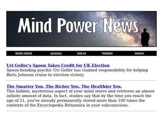 Mindpowernews.com(MIND POWER NEWS) Screenshot