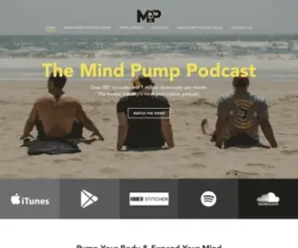 Mindpumppodcast.com(Mind Pump Podcast) Screenshot