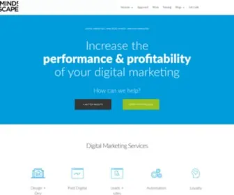 Mindscapesolutions.com(Digital Marketing) Screenshot