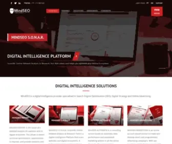 Mindseo.com(Enterprise Level Digital Intelligence Solutions) Screenshot