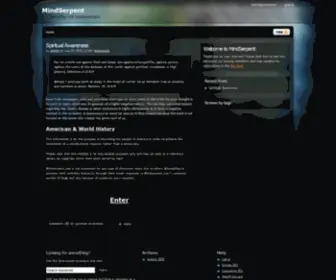 Mindserpent.com(Mindserpent) Screenshot