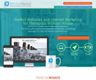 Mindset.market(Perfect Websites and Internet Marketing for Therapists Without Hassle) Screenshot