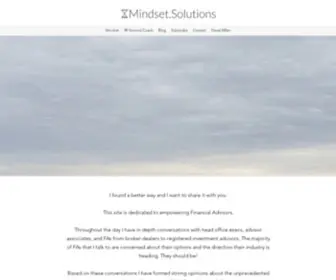 Mindset.solutions(This site) Screenshot