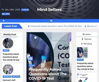 Mindsetterz.com(Mind Setters) Screenshot