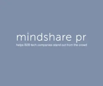 Mindsharepr.com(PR MINDSHARE) Screenshot