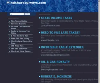 Mindsharesurveys.com(Mindshare surveys) Screenshot