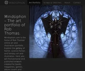 Mindsiphon.com(Dark art) Screenshot