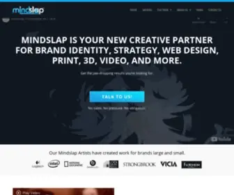 Mindslapmedia.com(Discover your new creative partner and obtain the jaw) Screenshot