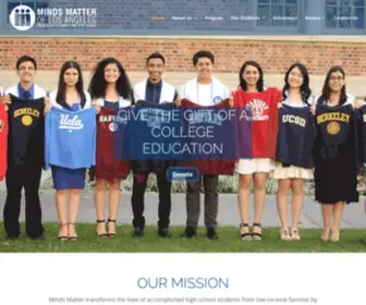 Mindsmatterla.org(Minds Matter Southern California can help) Screenshot