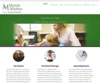 Mindsmatterllc.com(Minds Matter) Screenshot