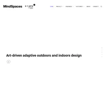 Mindspaces.eu(Art-driven adaptive outdoors and indoors design) Screenshot