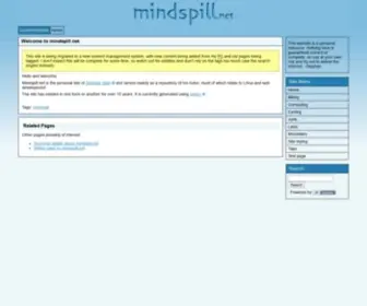 Mindspill.net(Mindspill) Screenshot