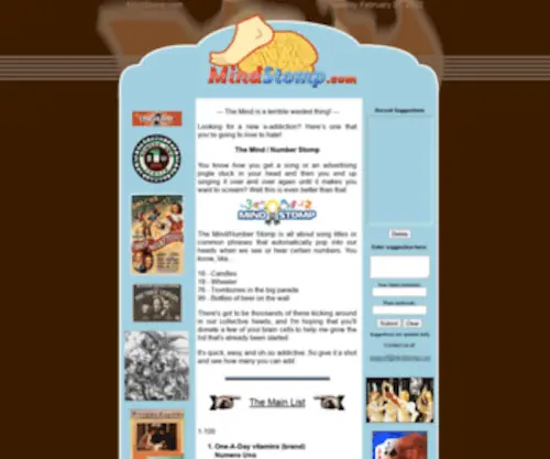 Mindstomp.com(The Mind) Screenshot