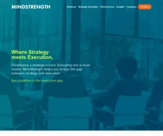 Mindstrength.com(Bridge the gap between strategy and execution) Screenshot