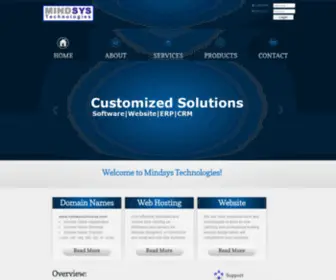 Mindsystechnologies.com(Mindsystechnologies) Screenshot