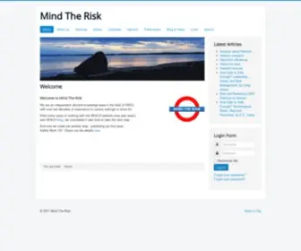 Mindtherisk.com(Risk) Screenshot