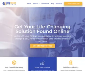 Mindthrivedigital.com(MindThrive Digital) Screenshot