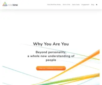 Mindtime.com(Helping people to understand people by providing a simple approach) Screenshot