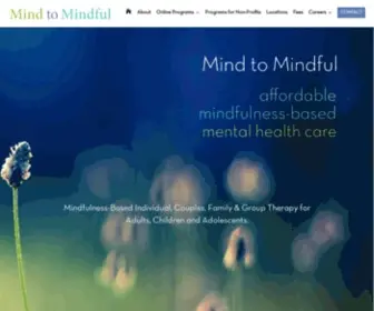 Mindtomindful.org(Mind to Mindful) Screenshot