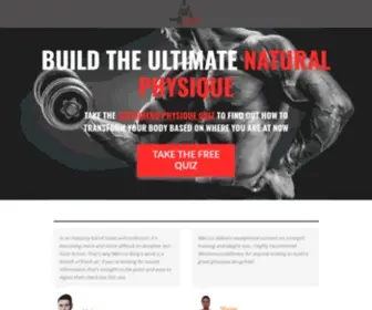 Mindtomusclefitness.com(Homepage) Screenshot