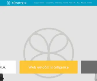 Mindtrix.cz(Web emoční inteligence) Screenshot