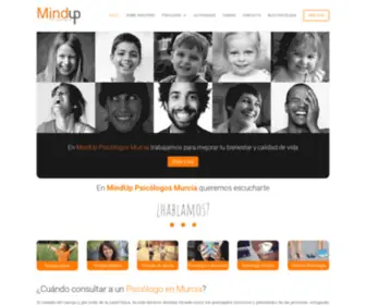 Mindup-Psicologos.com(Centro de Psicología en Murcia) Screenshot