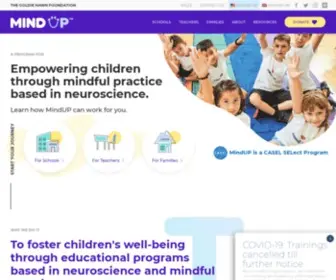 Mindup.org(Social-Emotional Learning (SEL) Program for Children) Screenshot