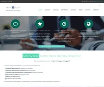 Mindvalue.com(Consultoría de Alta Dirección) Screenshot