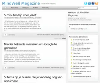 Mindwell.be(MindWell MegaZine) Screenshot