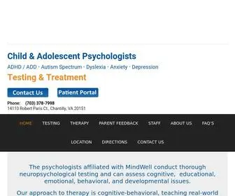 Mindwell.us(Mindwell Psychology) Screenshot