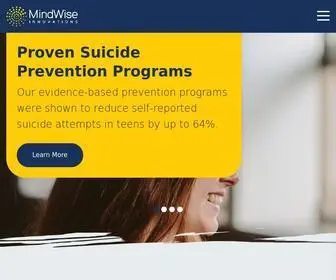 Mindwise.org(Evidence-Based Suicide Prevention) Screenshot