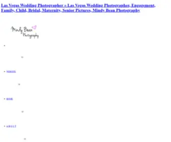 Mindybeanblog.com(Las Vegas Wedding Photographer) Screenshot